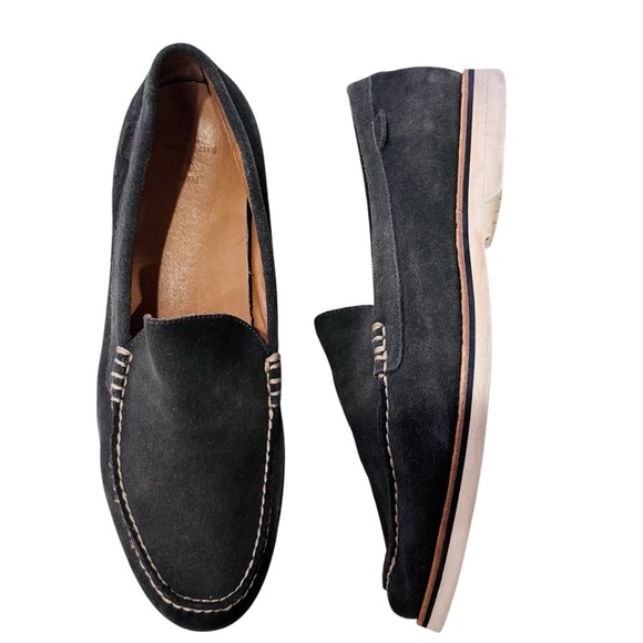 Polo Ralph Lauren fulford gray suede loafers EUC main image 4